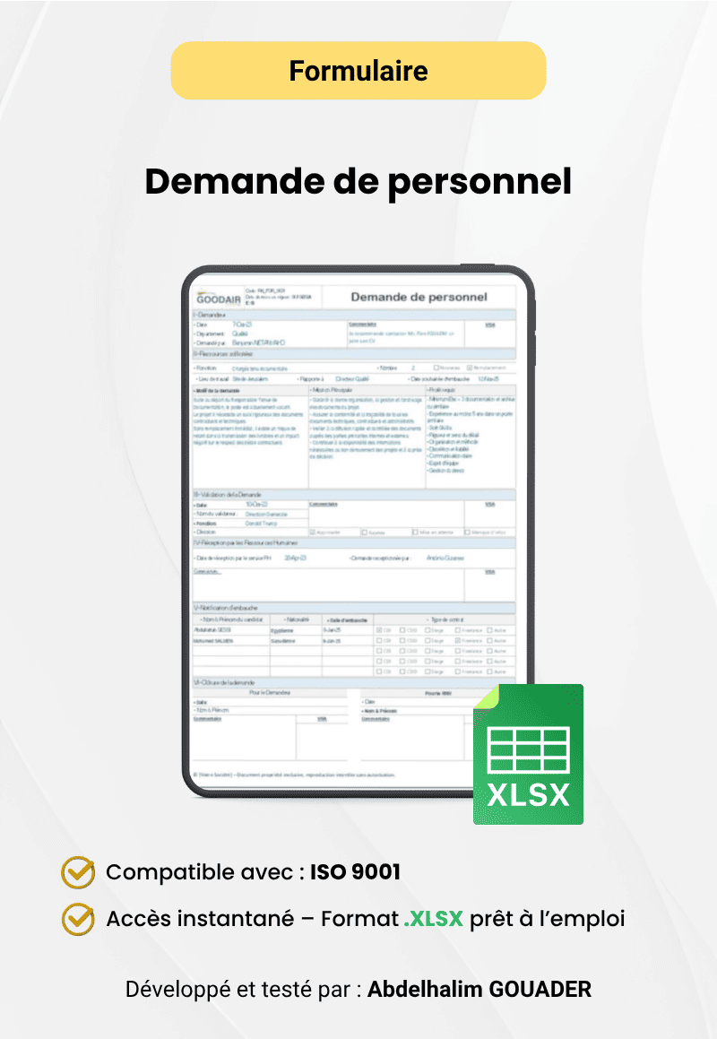 Demande de personnel