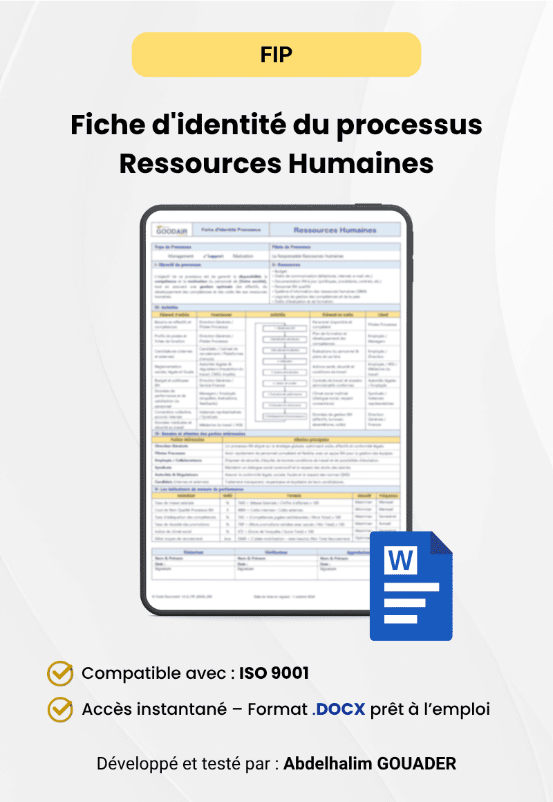 FIP de Gestion des Ressources Humaines