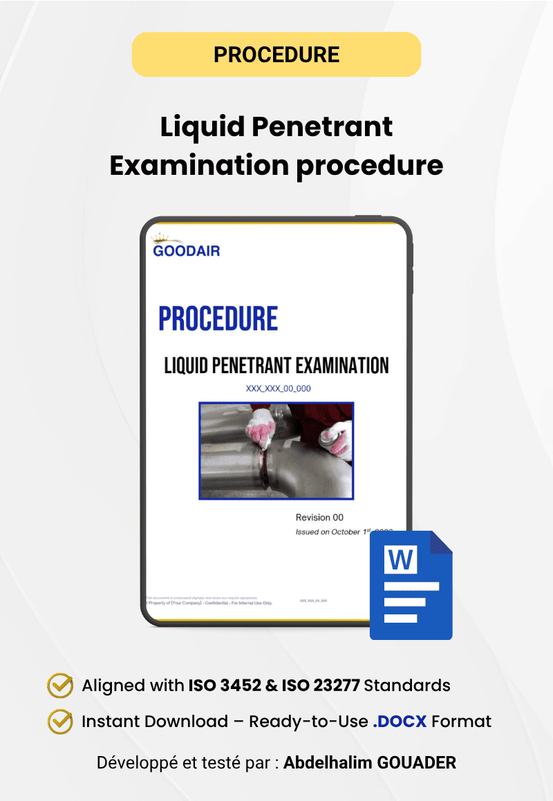 Liquid Penetrant Examination Procedure