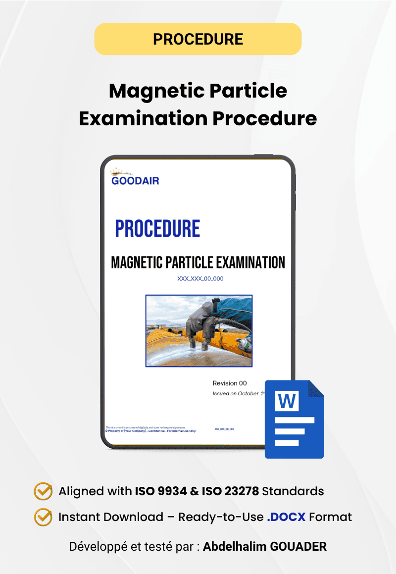 Magnetic Particle Examination Procedure