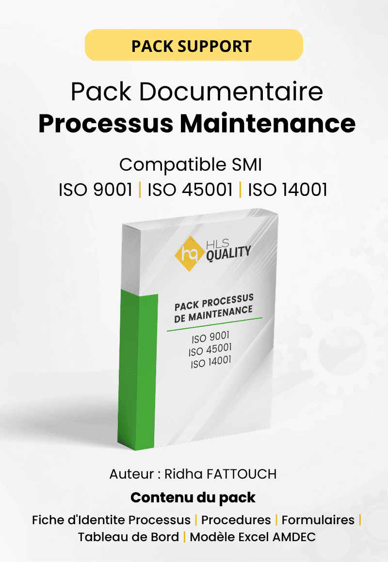 Pack documentaire complet – Processus Maintenance
