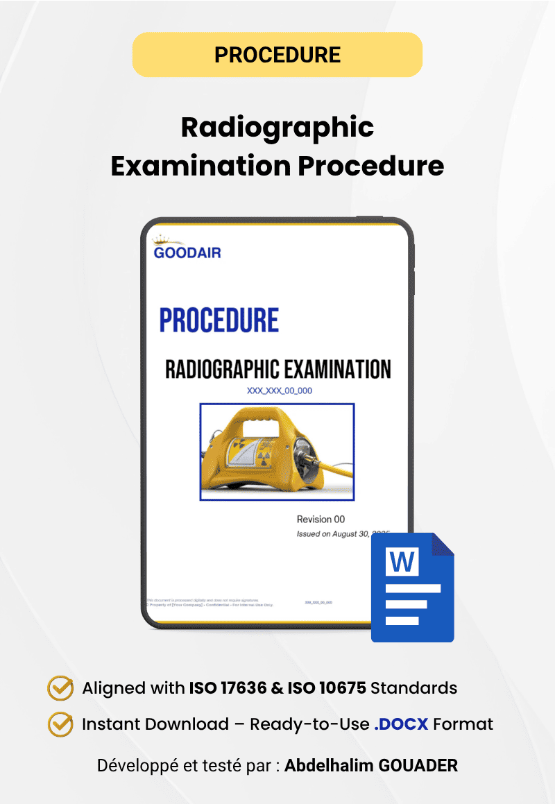 Radiographic Examination Procedure