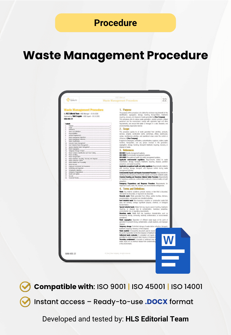 Waste Management Procedure